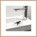 Selection of kids' gifts in Geneva toy stores. Dino soap, fun and original kids' Christmas gift Geneva