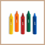 Selection of kids' gifts in Geneva toy stores by BeeBoo. Bath markers.