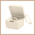 Selection of kids' gifts in Geneva toy stores by BeeBoo. Pacifier box.