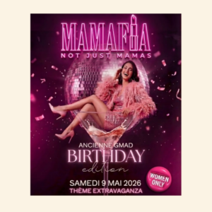 Pour assister à la soirée anniversaire Mamafia le 9 mai 2026, réservez votre babysitter occasionnelle pour une soirée à Genève avec Beeboo, spécialiste de la garde d'enfants.