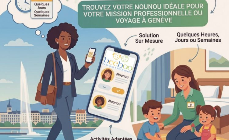 NOUNOU OCCASIONNELLE À GENÈVE POUR VOS VOYAGES ET DÉPLACEMENTS PROFESSIONNELS